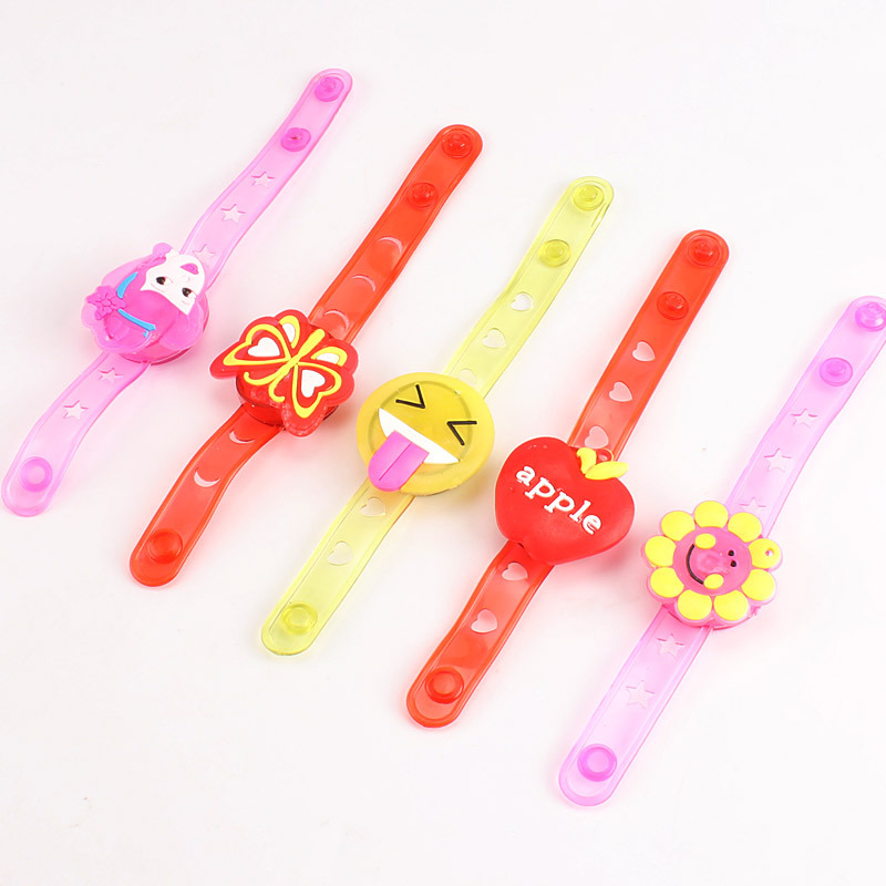 Luminous Bracelet Cartoon Creative Watch Flash Wrist Strap Luminous Kidsren's Gift Toys Street Stall Supply Wholesale