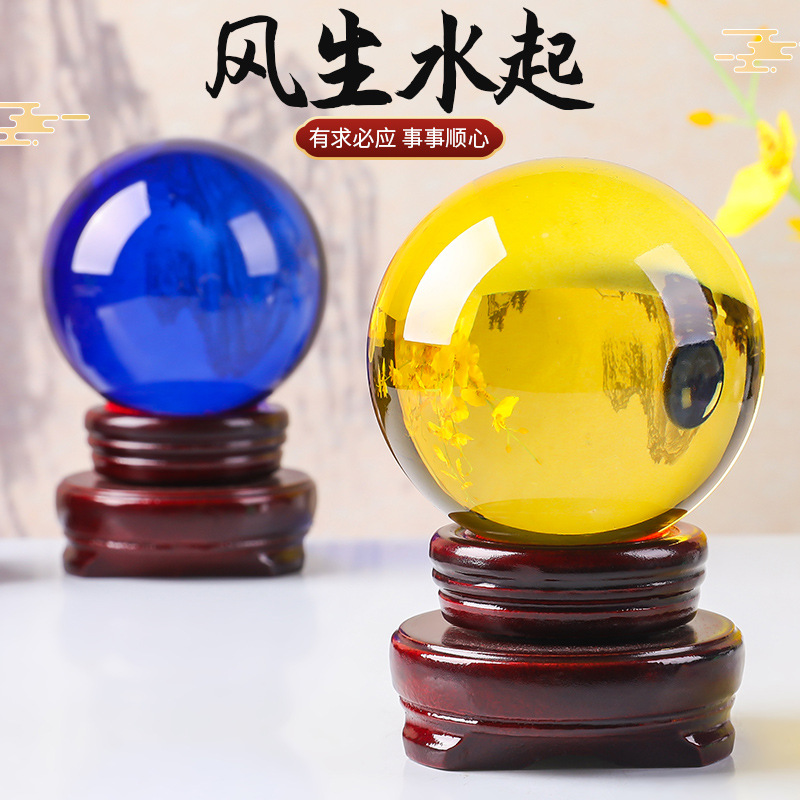 New Home Decorations, Glass Balls, Crystal Balls, Photo Props, Fortune-Enhancing Feng Shui Crystal Ornaments, Crystal Crafts