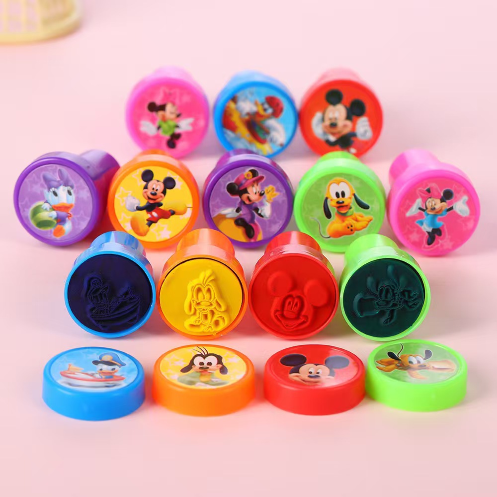 Cross-Border 12 Pictures of Various Seals, Cartoon Animation Seals, Spider-Man, Stitch, Mickey Sonic Cartoon Seals