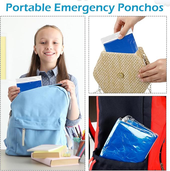 Manufacturer Produces Outdoor Disposable Thickeneded Portable Kidsren's Pe Cape Pullover Poncho Raincoat in Various Colors