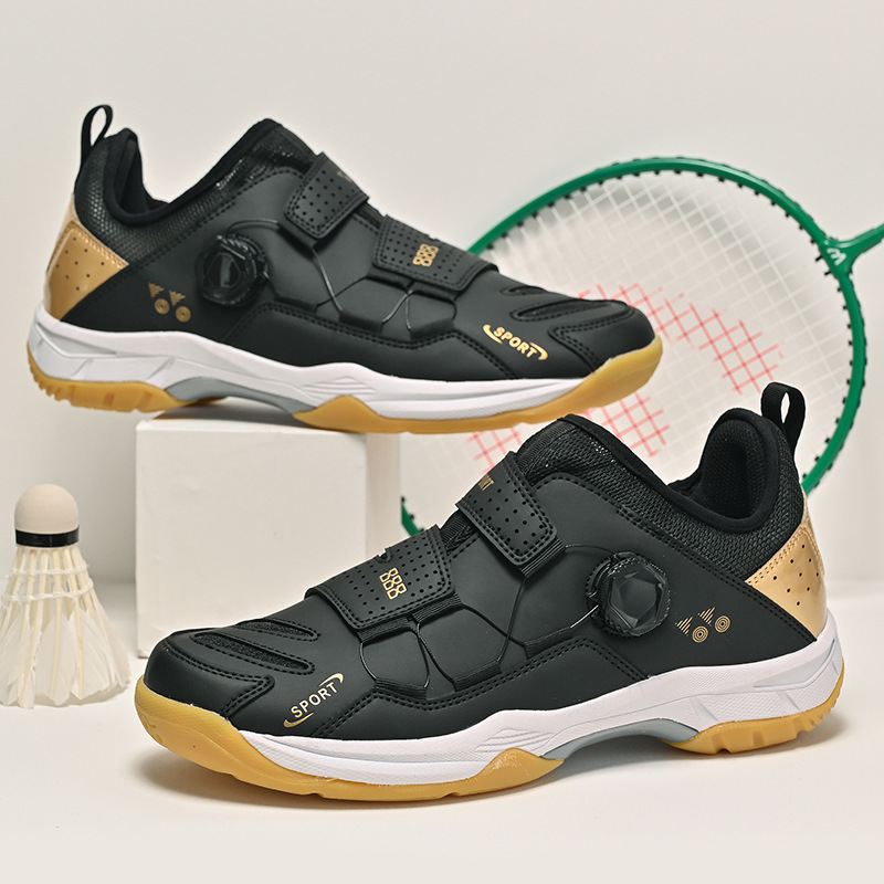 New Casual Badminton Shoes, Breathable, Non-Slip, Lightweight Table Tennis Shoes for Men and Women, Tennis Training Shoes in Stock