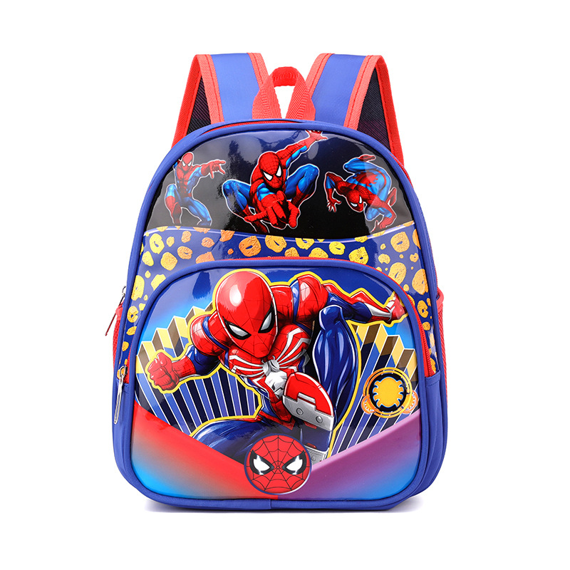 Marvel Spider-Man Cartoon Children's Small Schoolbag Wholesale Labubu Boys and Girls Kindergarten Backpack Ultra Light Weight Reduction