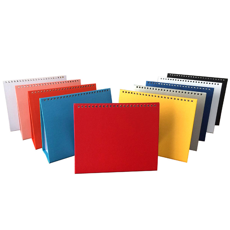 2025 Spot Wholesale Desk Calendar Stand 8inch a 59inch 10inch Triangular Pearlescent Calendar Paper Shelf Base with Logo