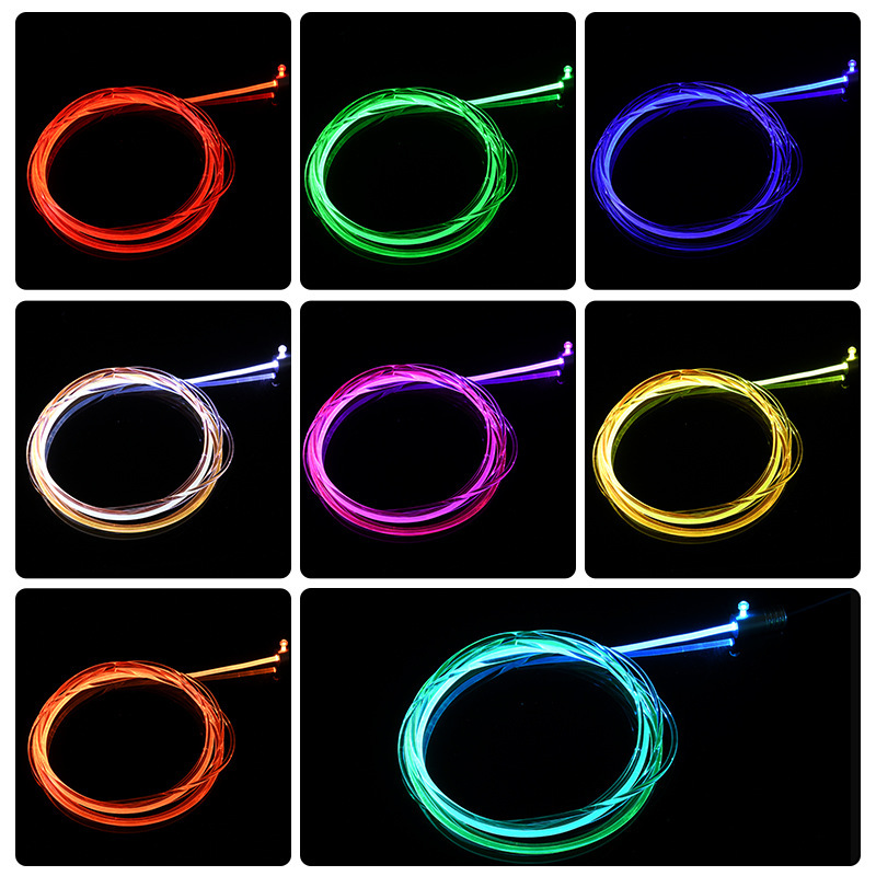 Multi-specification optional TPU light guide transparent round shaped flat bar light guide column mouse pad full body light bar