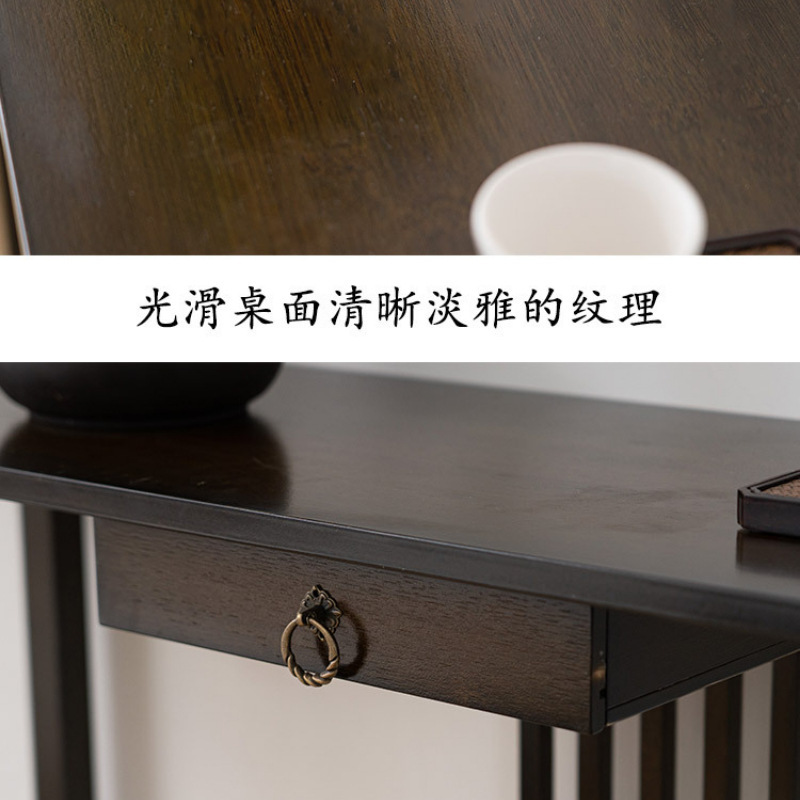 New Chinese-Style Entrance Hall, Zen Foyer, Entrance Table, Modern Minimalist Living Room Strip Case, End View Table, Entrance Cabinet, Narrow Style