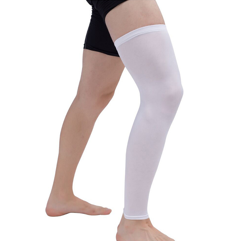 Summer Wear Sun Protection Leg Covers Ice Silk Men and Women Anti-Uv Leggings Mountaineering Sports Knee Pads Large and Small Leg Socks Outdoor