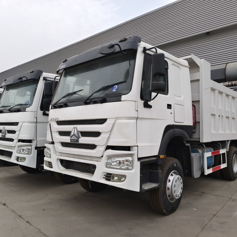 Cross-Border Supply of Howo Dump Truck 10-Wheel 375 Dump Truck 371 Horsepower Sinotruk Rear Dump Truck