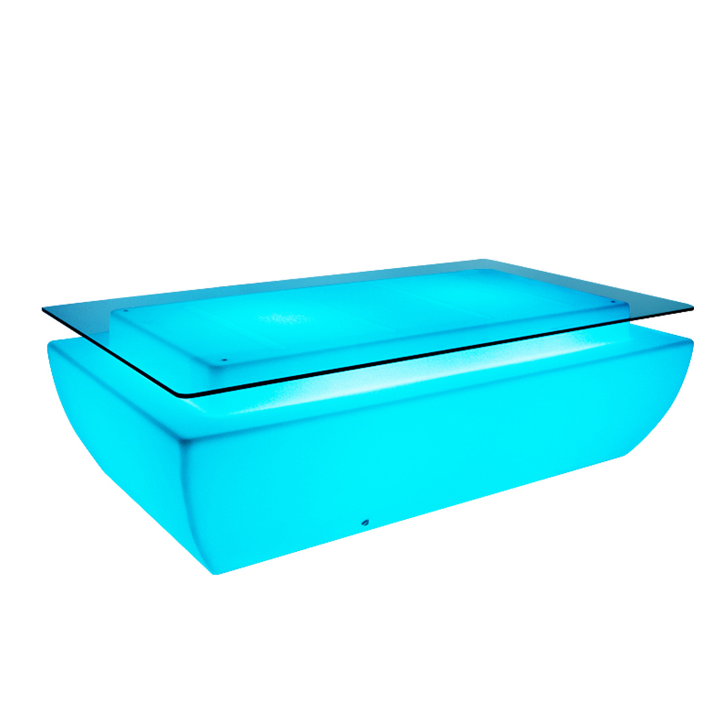 Factory Direct Led Light-Emitting Coffee Table Simple Ktv Sofa Stool Loose Table Outdoor Chair Bar Table Hotel Booth Table