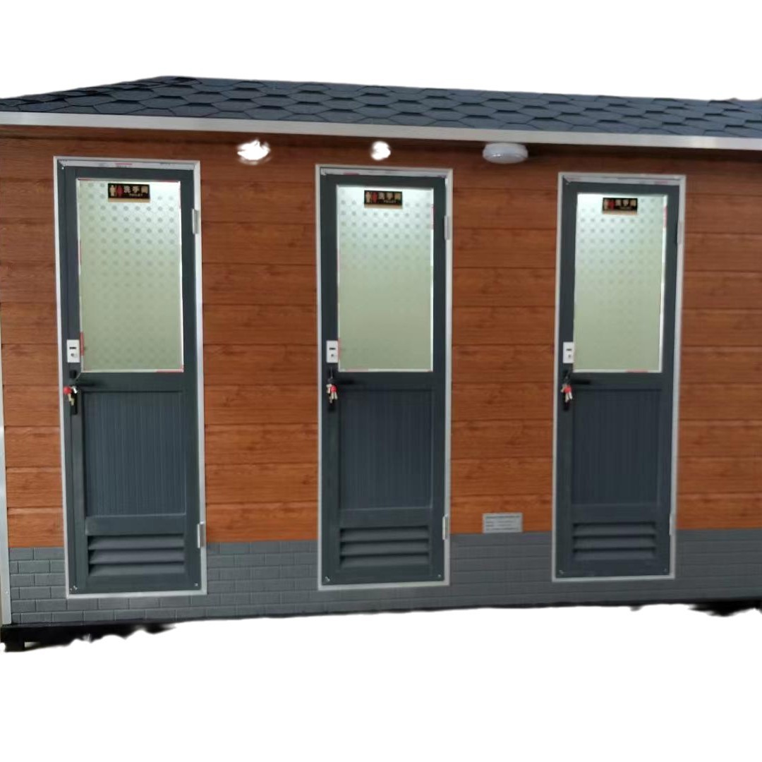 Manufacturer Outdoor Simple Construction Site Mobile Toilet Bathroom Shower Room Scenic Area Temporary Toilet Public Toilet Shower Room