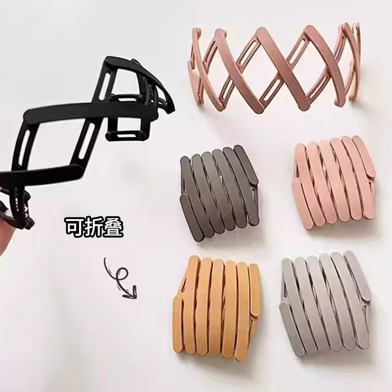 Women's Hairband Portable Face Wash Hairband Hairpin Hair Hole Toothed Round Headband Face Wash Headband Female Cute Hair Accessories