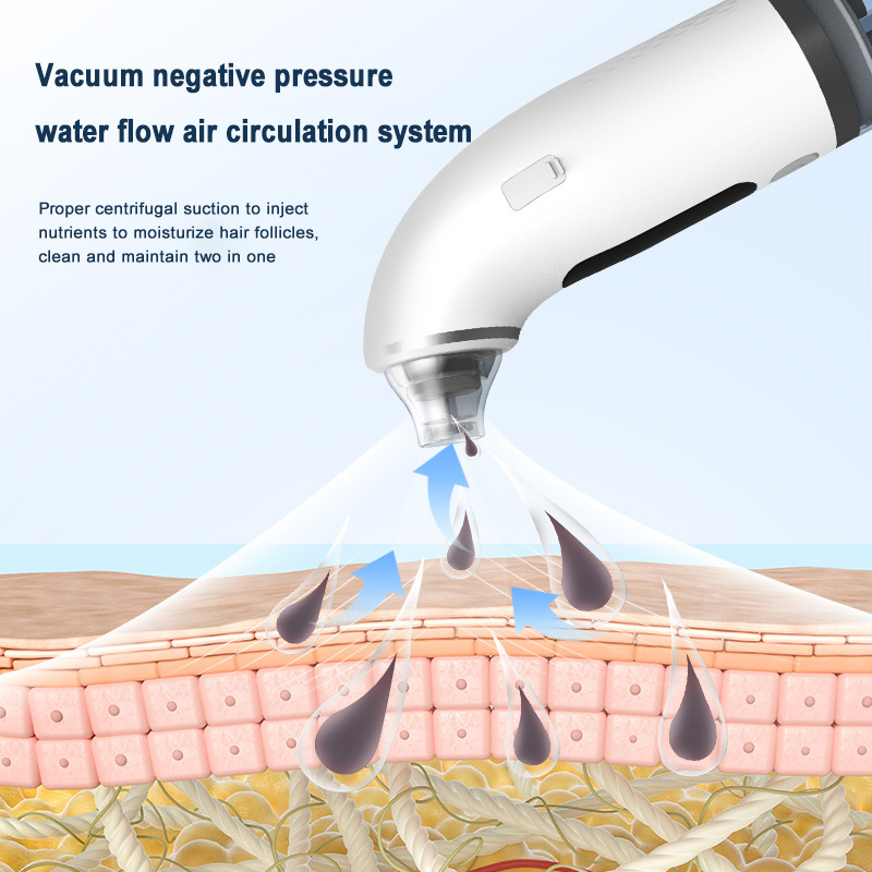 Cross-Border Small Bubble Household Beauty Instrument Electric Cleansing, Lifting Pores, Cleaning Blackheads, Removing Artifact Wholesale