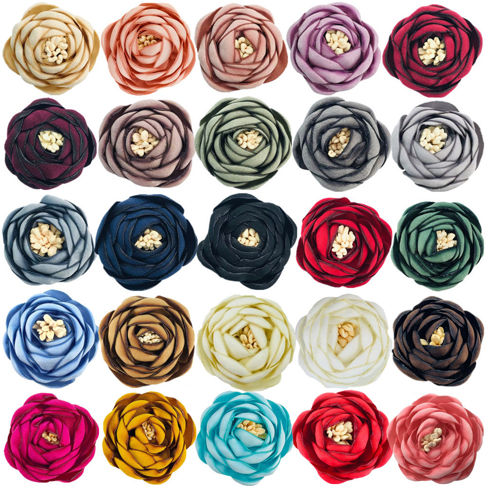 3.5 см корейский стиль, цветок с обожженным краем, головной убор, украшение для шеи, ручная работа, аксессуары для подвешивания