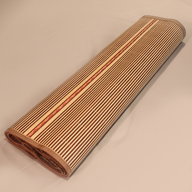 Summer mat single student dormitory 0.9 m0.85 0.7 straw mat 1 m foldable 80cm bed bamboo mat skin