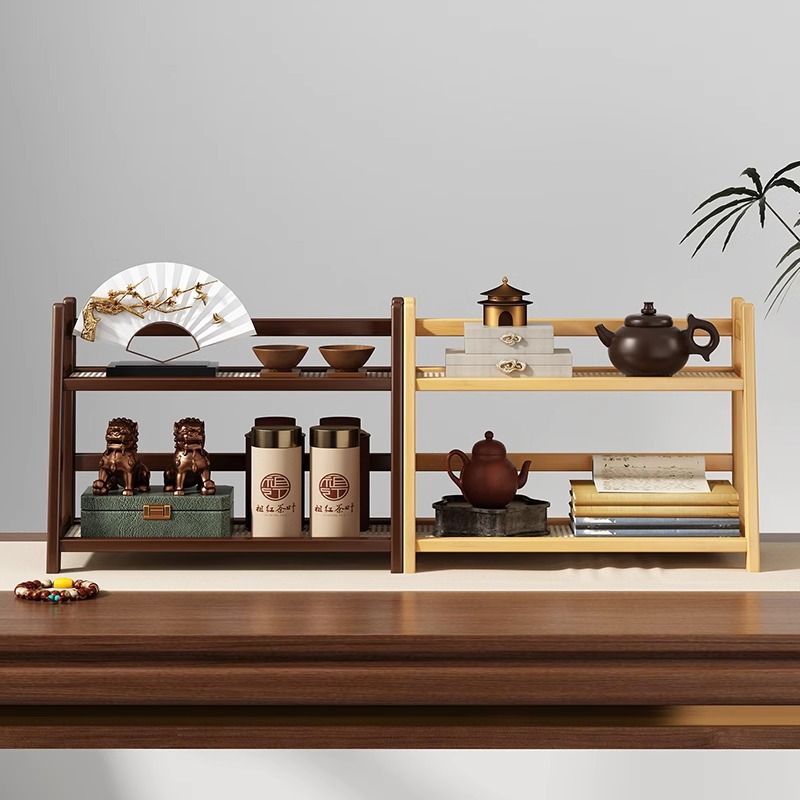 Cross-border Kitchen Cooking Rack Desktop Antique Rack Decorations Ornaments Storage Rack Tea Set Tea Cup Rack Tea Room Rack