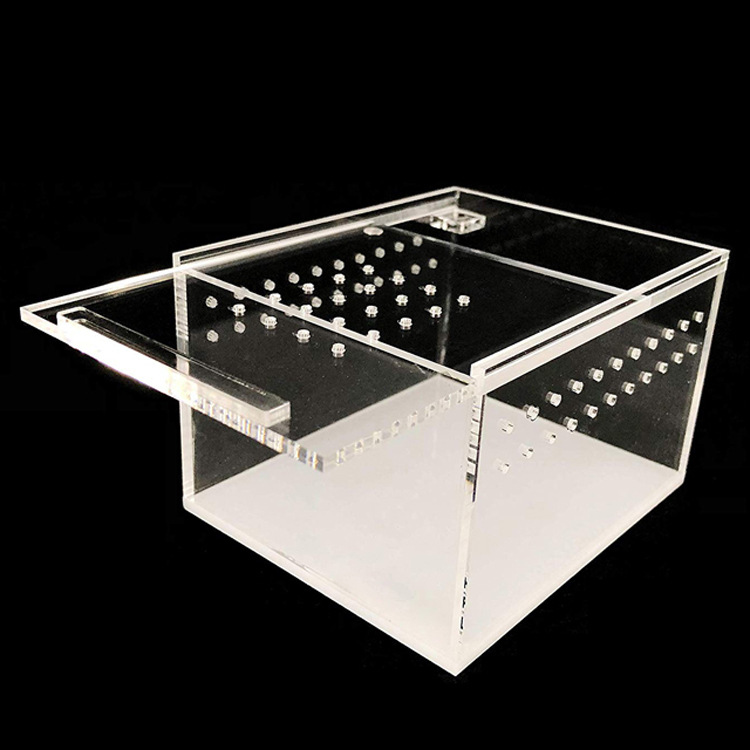 Cross-Border Living Room Integrated Small Acrylic Reptile Breeding Box for Spiders and Lizards, Direct Sales from Manufacturer, Customizable Pet Reptile Enclosure
