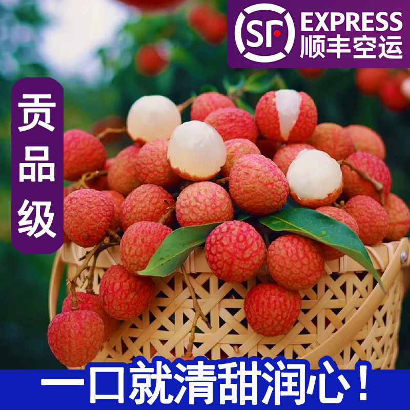 Fresh Glutinous Rice Cakes with Lychee Flavor from Gaozhou, Guangdong, Seasonal Produce
