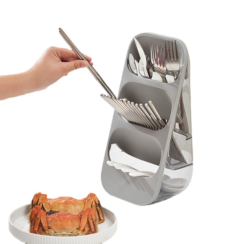 Knife holder storage rack land-mounted plastic chopsticks cage knife storage rack draining chopsticks cage kitchen knife rack factory wholesale