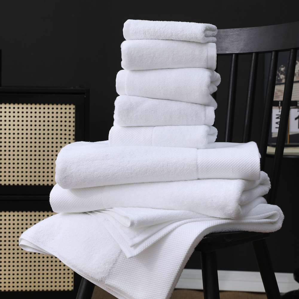 Five-star hotel towel bath towel thickened absorbent cotton homestay hotel beauty salon towel large bath towel logo