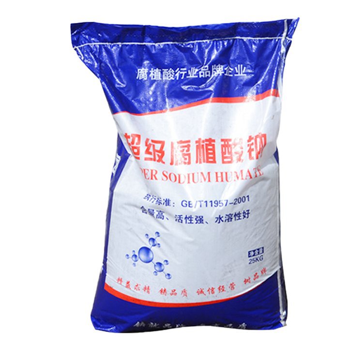 In stock wholesale aquaculture feed agricultural sodium humate water soluble powder Flake sodium humate