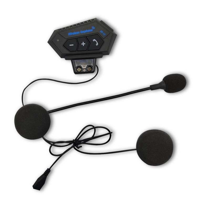 Wireless helmet headset electric car riding phone call listening to music motorcycle helmet Bluetooth headset BT12