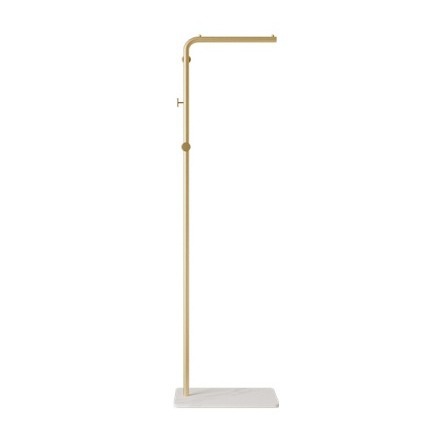 Nordic Style Clothes Hanger Floor-Standing Bedroom Simple Household Storage Rack Light Luxury Modern Rod-Style Internet Popular Ins Coat Rack