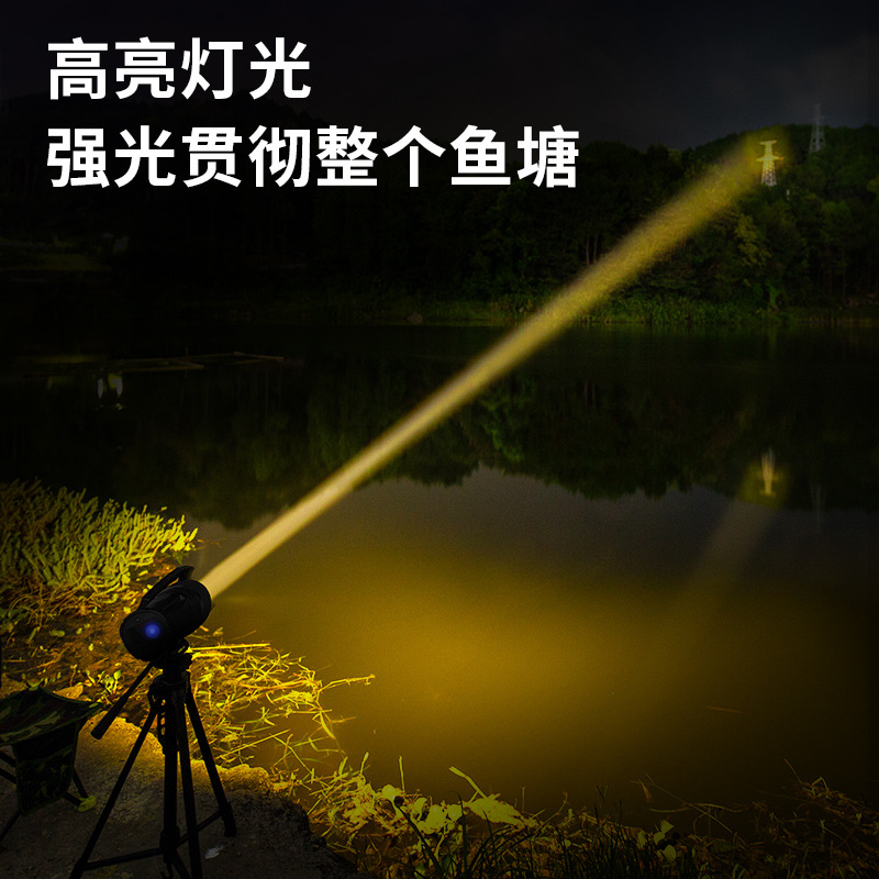 Factory fishing lamp night fishing lamp blue light violet luminous high power xenon fish lamp table fishing lamp raft fishing equipment