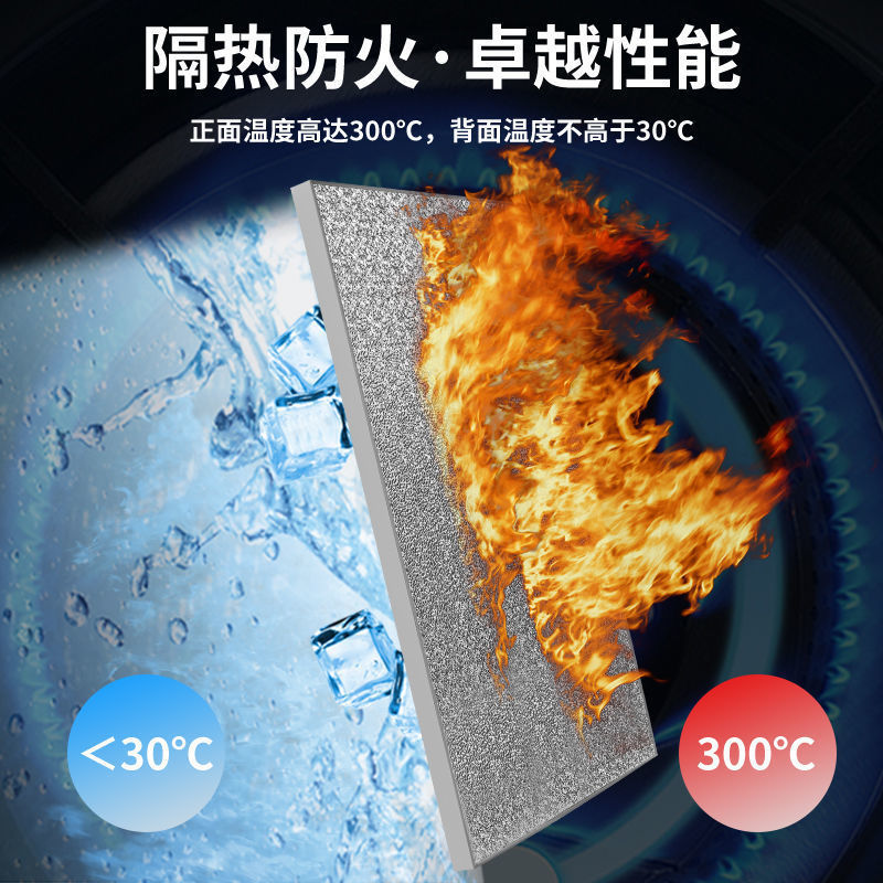 Refrigerator Insulation Board Stove Gas Stove Oven Household Fireproof Board Oil-Proof and High Temperature Resistant Kitchen Oil Baffle Dropshipping