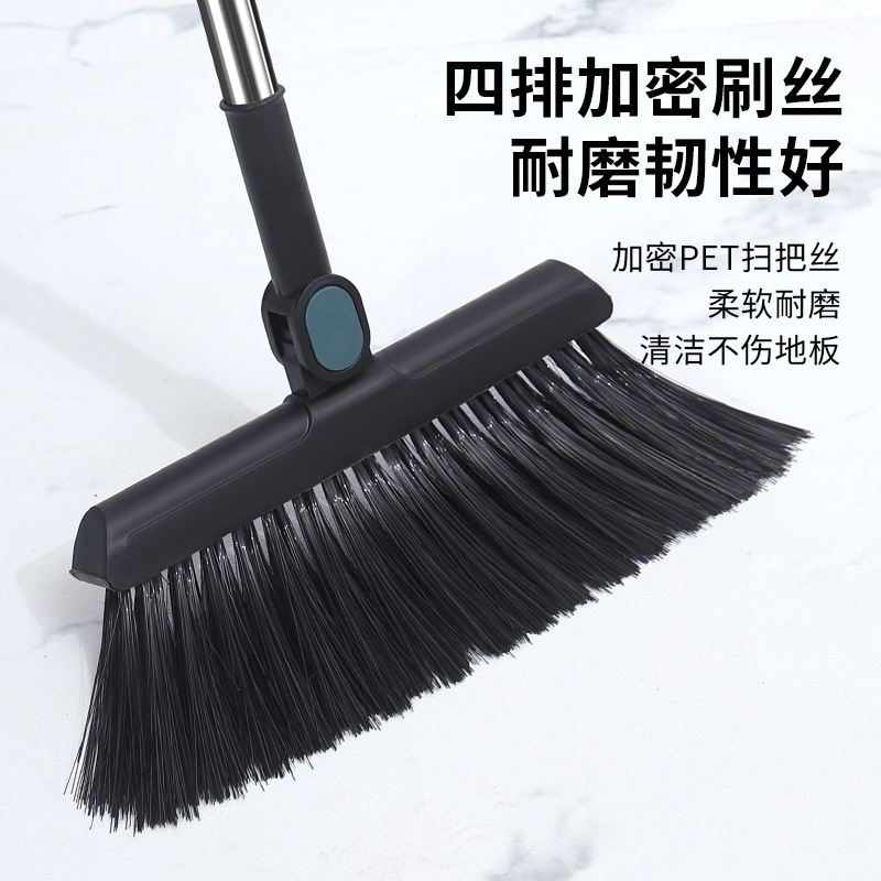Factory Outlet Broom suit Household Cleaning Broom Dustpan Combination Broom Folding Sweeper Non-Sticky Hair Soft Hair
