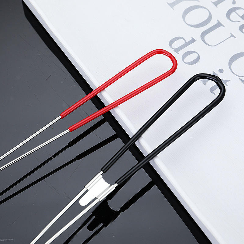 Pearl Colander Stainless Steel Red Handle Pearl Powder Round Spoon Hot Pot Colander Pearl Milk Tea Colander Deepened Net Fishing