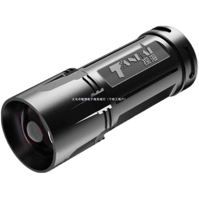 Night fishing lamp laser light strong light fishing lamp purple light table fishing blue light four light source fishing fish charging flashlight Jane other