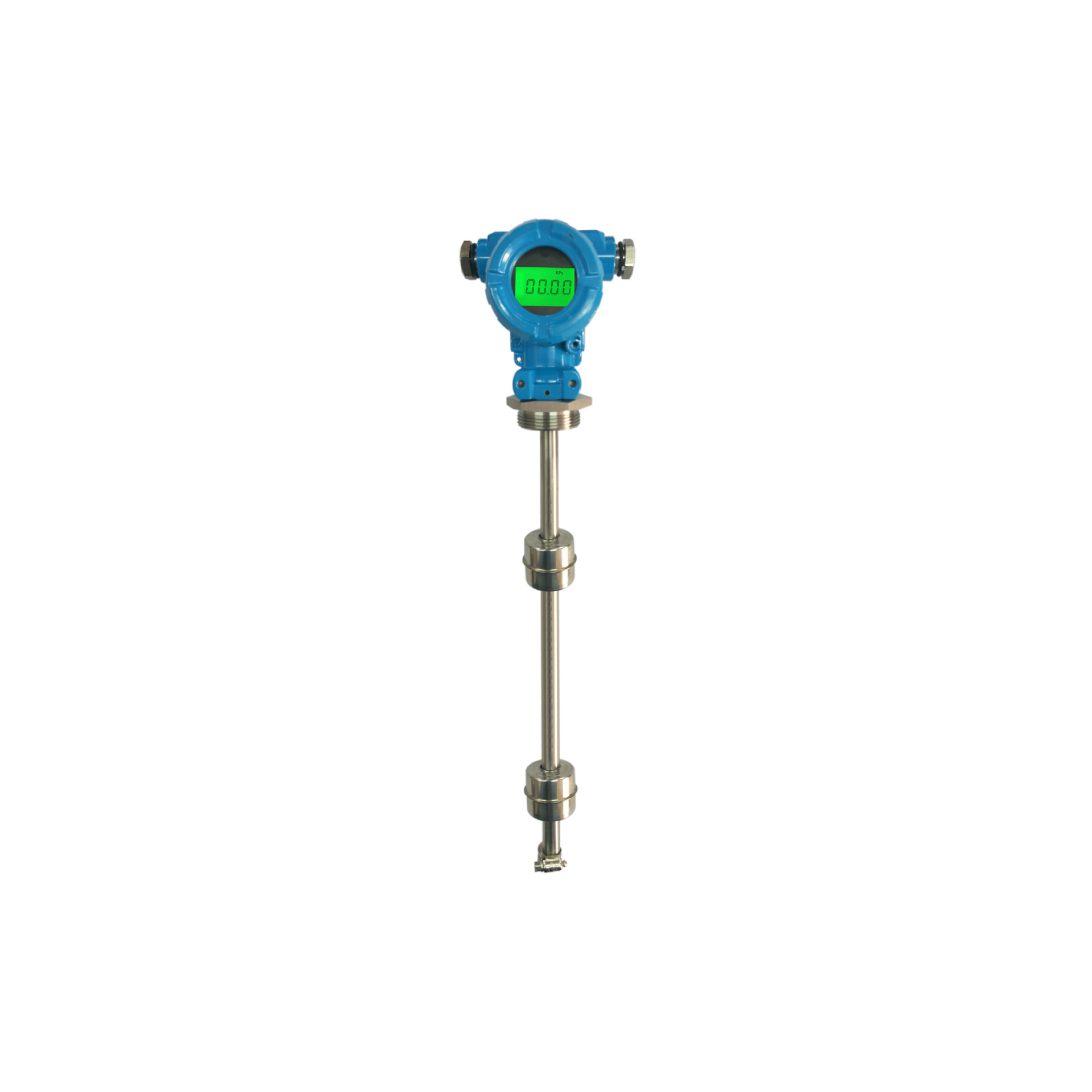 Hessman Float Level Transmitter Anti-Corrosion Water Level Meter 316L Magnetic Float Level Meter Probe for Water Tank