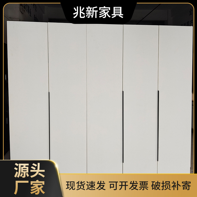 Apartment furniture full set bed matching mattress wardrobe bedside table dresser low Cabinet TV cabinet full set customization