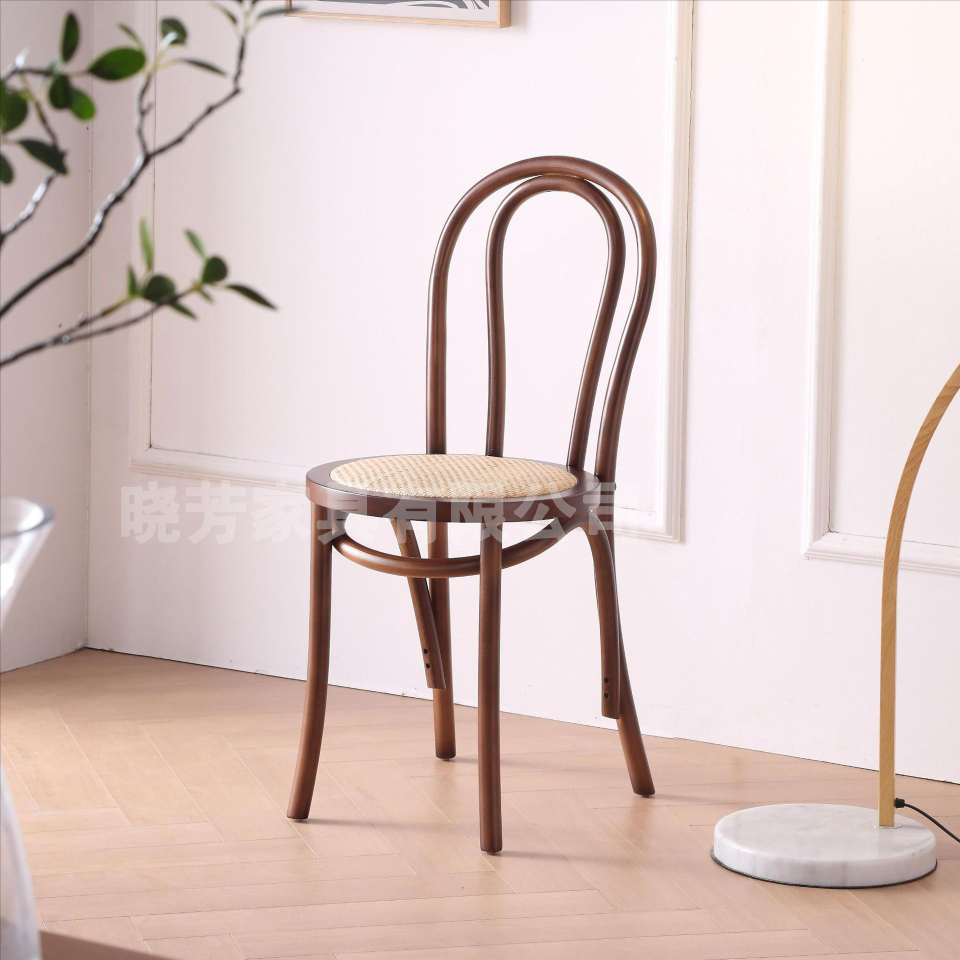 Обеденный стул, ретро стул из массива дерева, домашний средневековый стул из ротанга, мебель для ресторана
