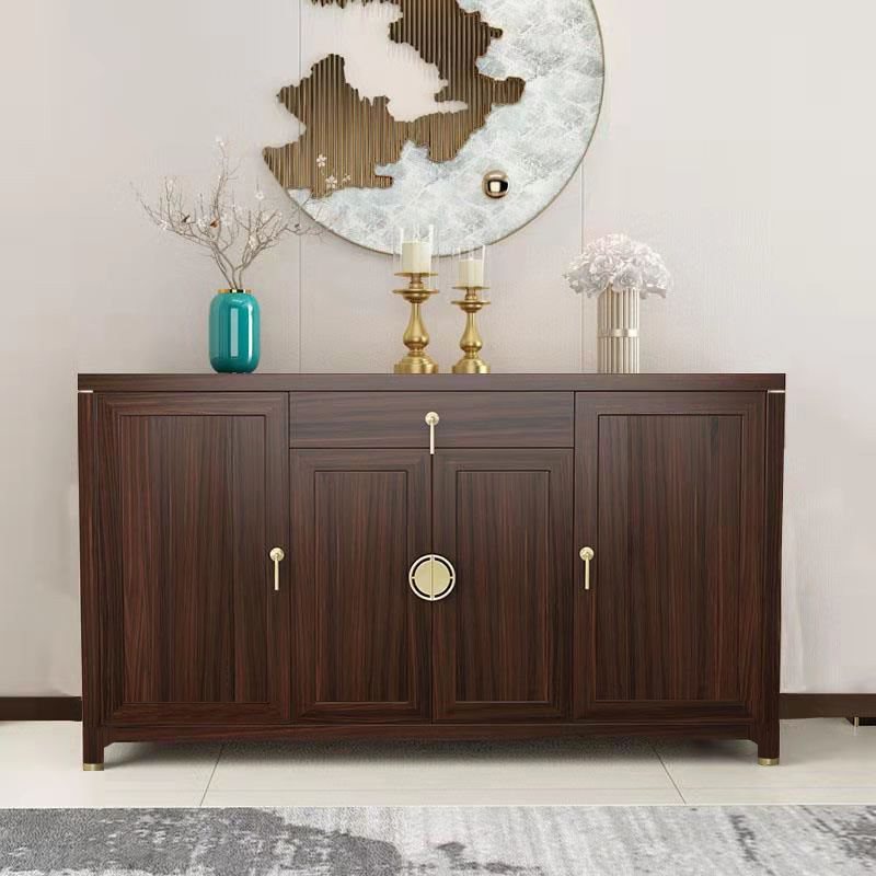 Factory Direct Sales of New Chinese-Style Sideboards, Solid Wood Storage Cabinets, Entrance Cabinets, Ebony Wood Modern Decorative Shoe Cabinets, Home Storage