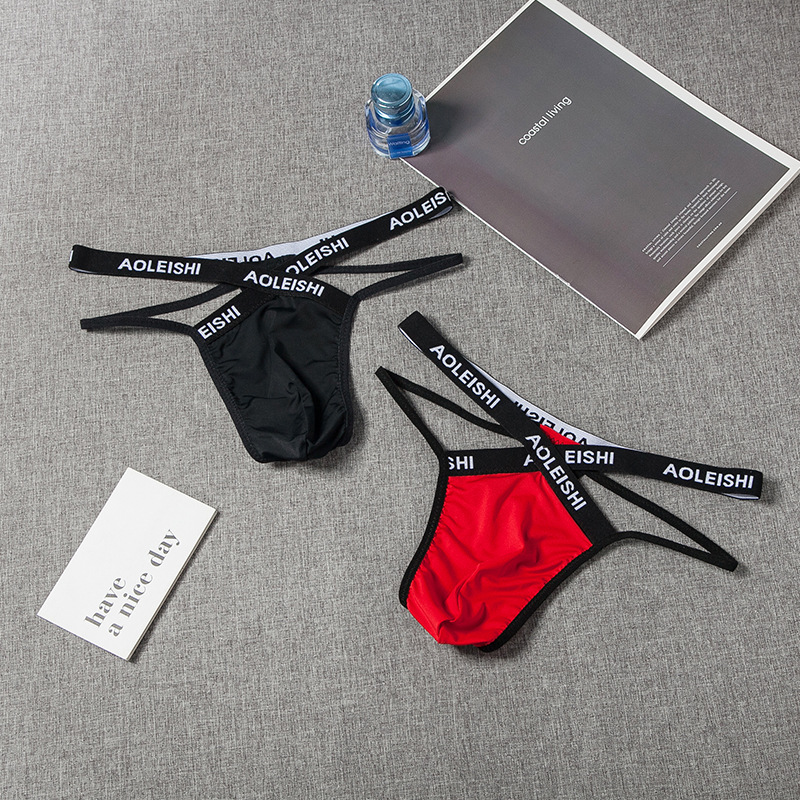 Sexy Underwear Manufacturer Wholesale Supply Men's Sexy Underwear Men's Simple Sexy T-String Pants G15