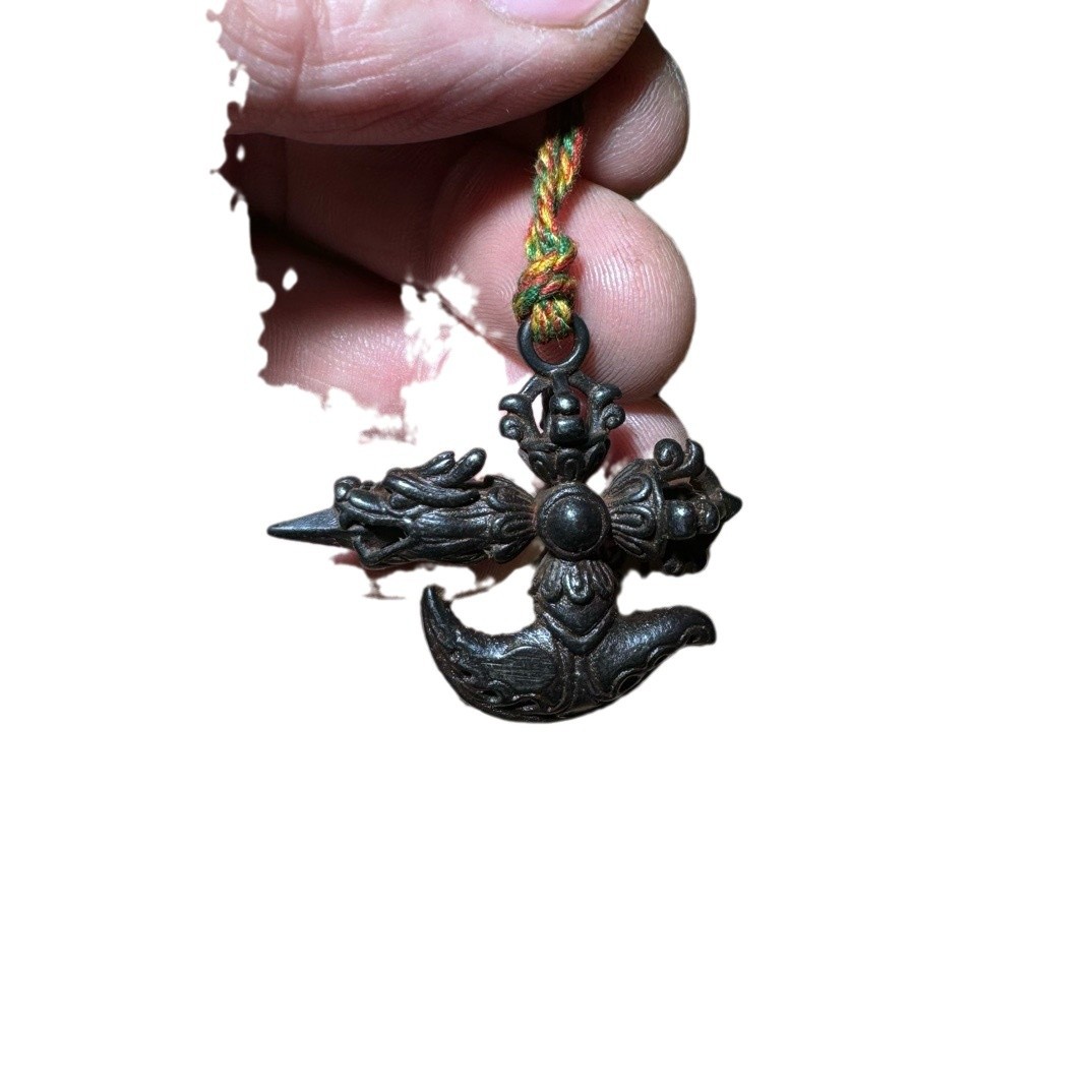 Xizang Bronze Pendant Gold Wings Dapeng Bird Tojia Bird Buddha Pendant Nepal Xizang Elements Necklace Pendant