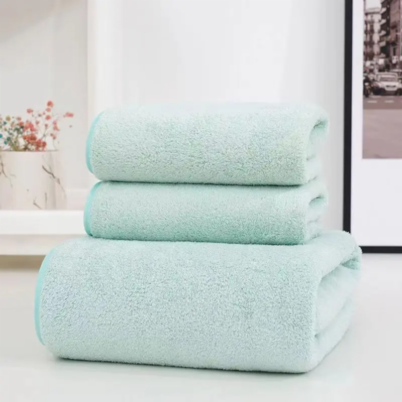 [Yang Ge Exclusive] Coral Fleece Towel Bath Towel for Men and Women Adult Thickened Soft Water Absorbent Bath Towel for Household Learning Quick Drying