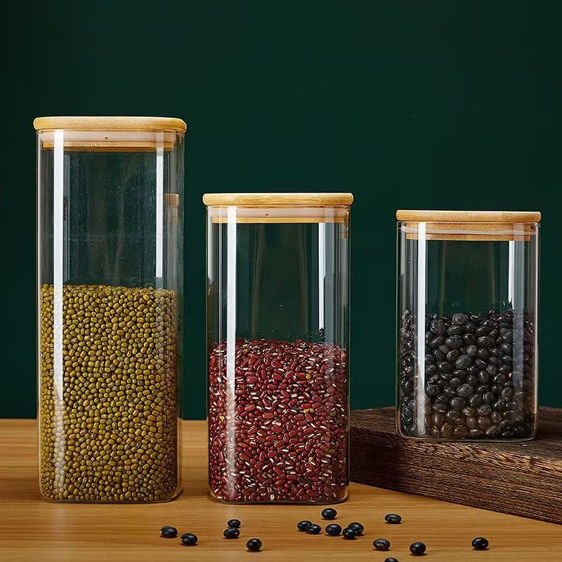 Стеклянная банка для чая, герметичная, упаковка для чая, портативная банка для черного и ароматного чая