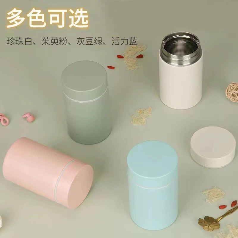 Hot sale tremella stuffy beaker 304 stainless steel thermos cup mini lightweight portable small pocket cup printed logo