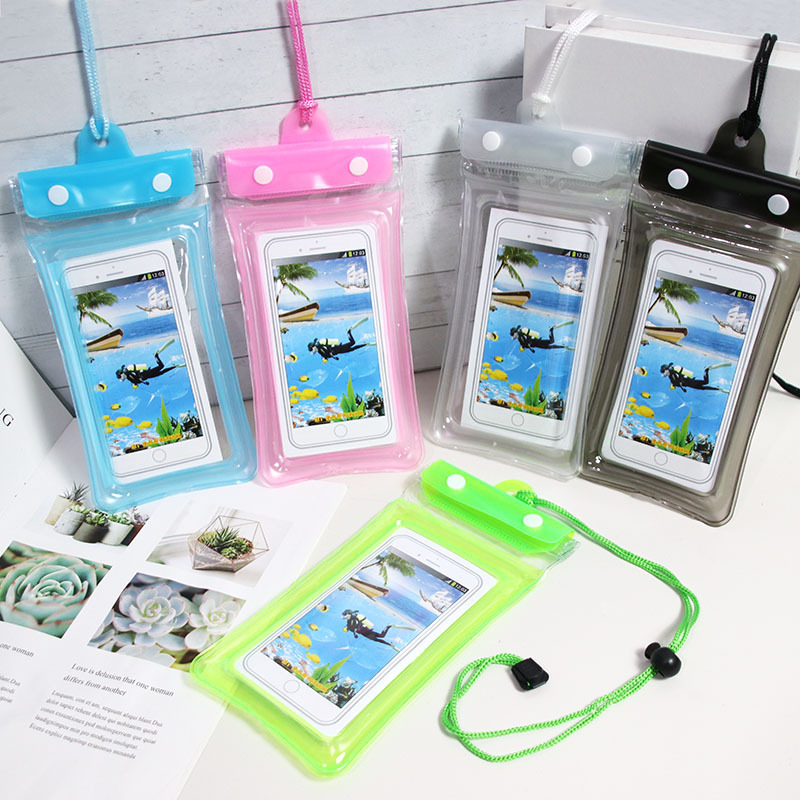 Водонепроницаемая сумка для мобильного телефона, может плавать, с сенсорным экраном, для плавания и сплава