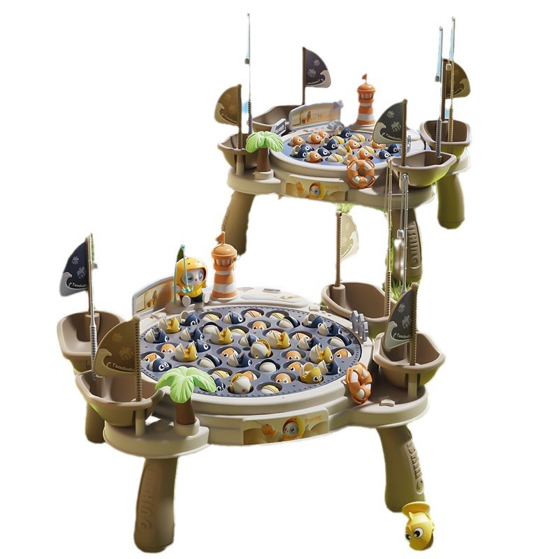 Electric Magnetic Fishing Toys for Kidsren Early Education Educational Baby Brain Development 3-6 Years Old Boys and Girls Gifts Wholesale