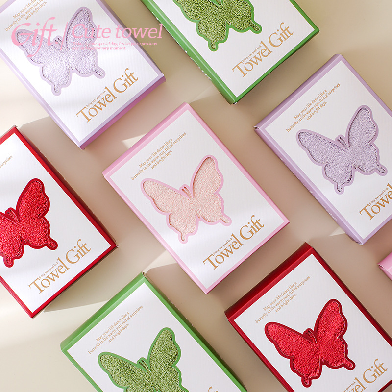 Bear Towel Souvenir Wedding Gift Bridesmaid Gift Groomsmen Gift Baby Return Gift Coral Velvet Gift Box Cream Style Towel