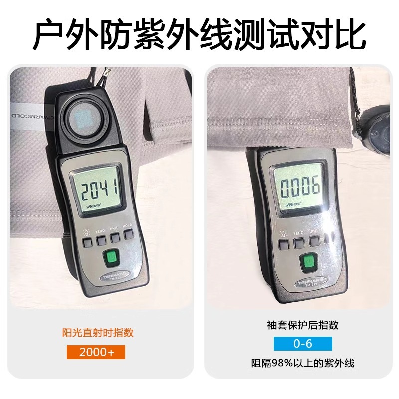 Anti-cursor Ice Sleeve Cycling Sleeve Summer Sleeve Driving UV Protection Mask Arm Dirty Sun Protection Sleeve Men's Sleeve