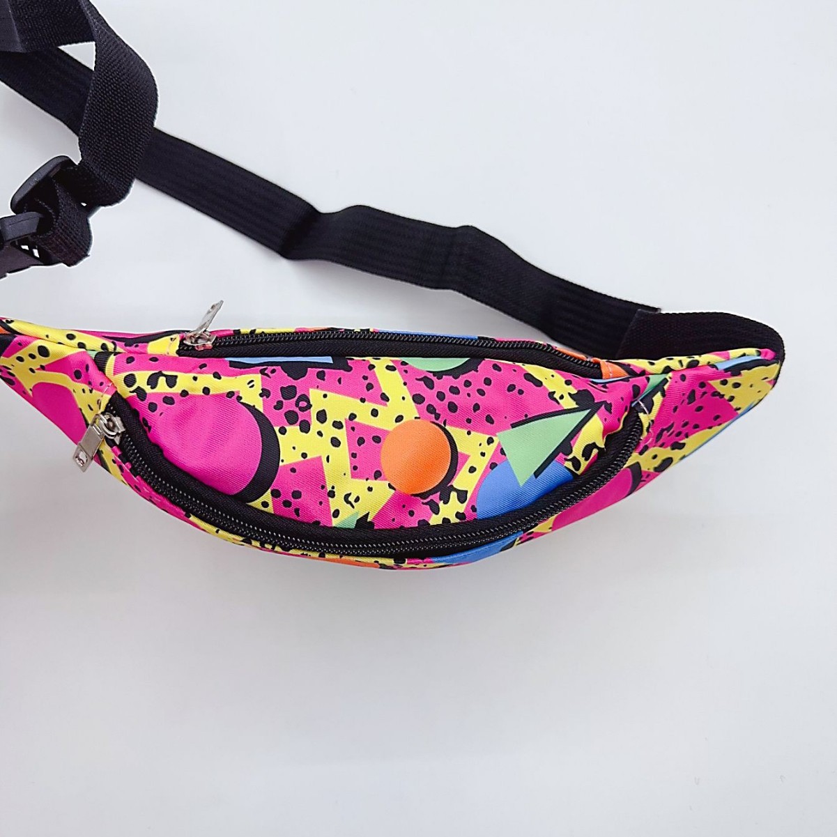 Popular Waist Bag Wholesale Large Capacity Fashionable Double Zipper Crossbody Mobile Phone Waist Bag Women's Men's Chest Bag