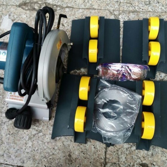 Small hand-held electric cutting machine alloy blade steel pipe cutting machine portable galvanized pipe rolling cutting machine