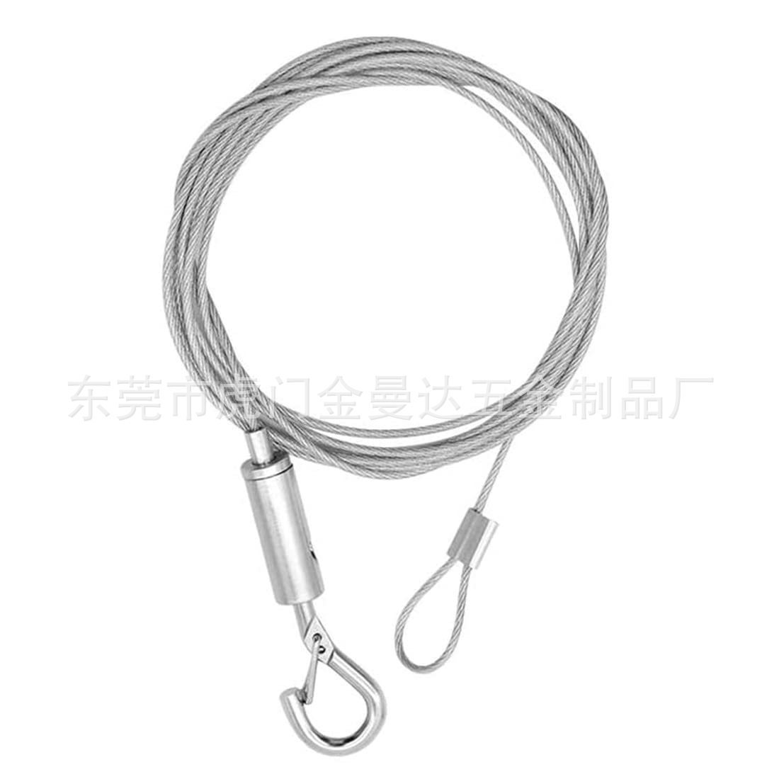 Steel Wire Rope Hanging Code, Adjustable Steel Wire Rope Hook, Safety Hanging Rope, Picture Hanging Accessories, Billboard Acrylic Hanging Piece