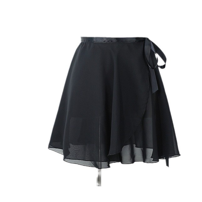 Ballet Practice Dress Dance Chiffon Dress Adult One-Piece Skirt Lace-Up Color Girl's Dance Practice Dress