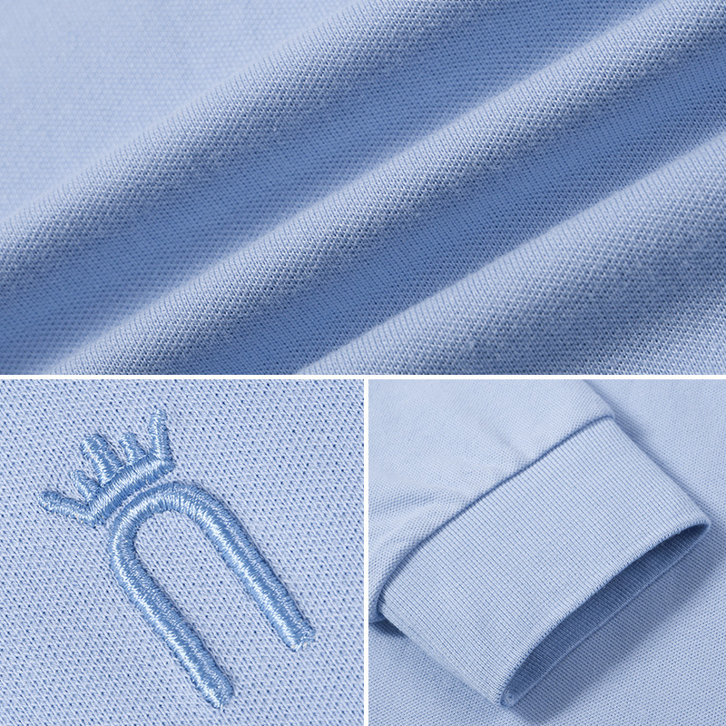 Long-Sleeved Polo Shirt Women's T-Shirt Slim Fit Corporate Uniform Workwear Professional Shirt 2025 New Business Collar Sweatshirt