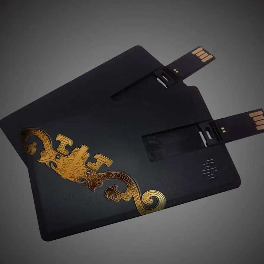 Card USB Flash Drive Wholesale Double-Sided High-Definition Color Printing Logo Pattern Business Card 16g Advertising Cross-Border Gift 32g Promotion 64g