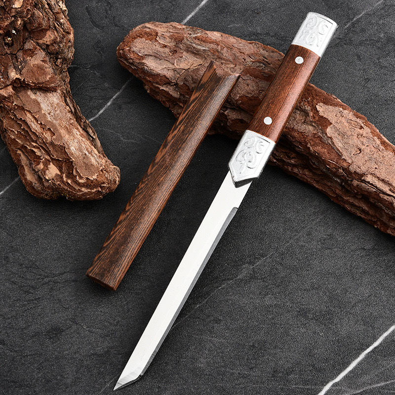 Нож из нержавеющей стали, портативный нож с чехлом, многофункциональный нож